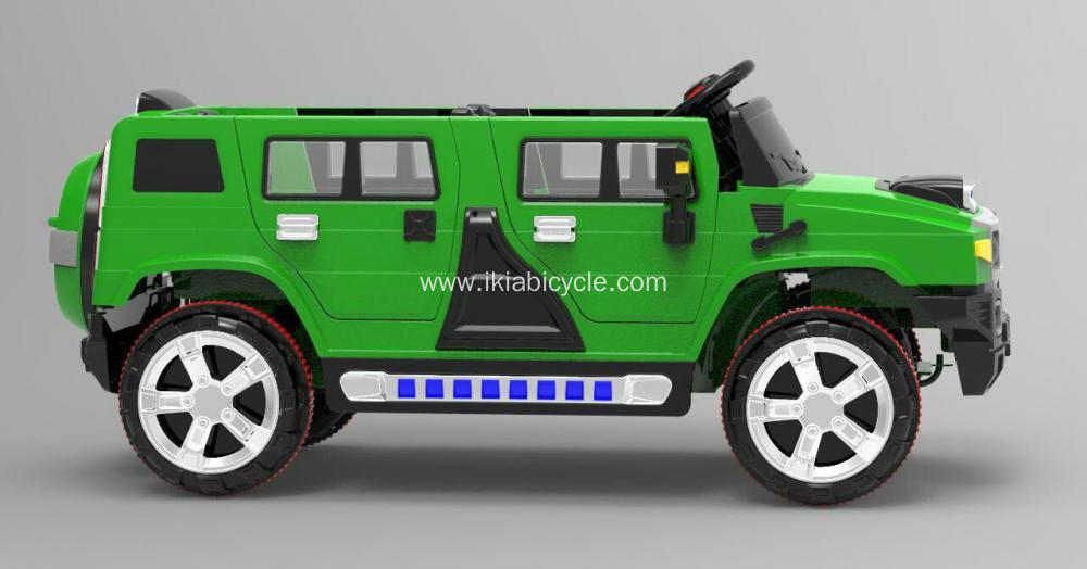 Voiture électrique Couleur verte Ride sur voiture